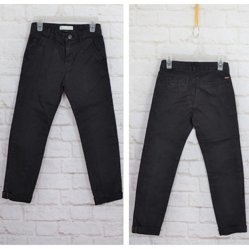 Clearance!💎5/$25 Zara Kids Black Girls Stretch Casual Pants Size 9
